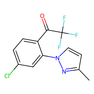 1-(4-Chloro-2-(3-methyl-1H-pyrazol-1-yl)phenyl)-2,2,2-trifluoroethanone