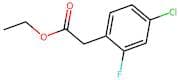 Benzeneacetic acid, 4-chloro-2-fluoro-, ethyl ester