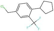 4-(chloromethyl)-1-cyclopentyl-2-(trifluoromethyl)benzene
