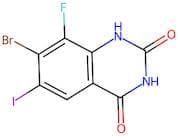 7-Bromo-8-fluoro-6-iodoquinazoline-2,4(1H,3H)-dione