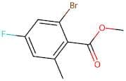 Benzoic acid, 2-bromo-4-fluoro-6-methyl-, methyl ester