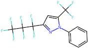 3-(Heptafluoropropyl)-1-phenyl-5-(trifluoromethyl)-1H-pyrazole
