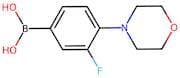 (3-Fluoro-4-morpholinophenyl)boronic acid