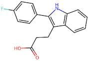 3-(2-(4-Fluorophenyl)-1H-indol-3-yl)propanoic acid