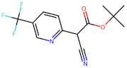 tert-Butyl 2-cyano-2-(5-(trifluoromethyl)pyridin-2-yl)acetate