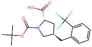 (2S,4R)-1-(tert-Butoxycarbonyl)-4-(2-(trifluoromethyl)benzyl)pyrrolidine-2-carboxylic acid