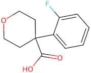 4-(2-Fluorophenyl)tetrahydro-2H-pyran-4-carboxylic acid