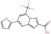 5-(Furan-2-yl)-7-(trifluoromethyl)pyrazolo[1,5-a]pyrimidine-2-carboxylic acid