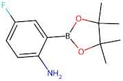 4-Fluoro-2-(4,4,5,5-tetramethyl-1,3,2-dioxaborolan-2-yl)aniline