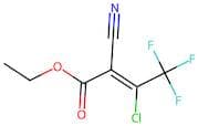 Ethyl 3-chloro-2-cyano-4,4,4-trifluorobut-2-enoate