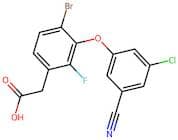 2-(4-Bromo-3-(3-chloro-5-cyanophenoxy)-2-fluorophenyl)acetic acid