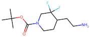 tert-Butyl 4-(2-aminoethyl)-3,3-difluoropiperidine-1-carboxylate