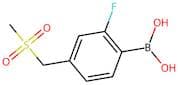 (2-FLuoro-4-((methylsulfonyl)methyl)phenyl)boronic acid