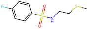 4-Fluoro-N-(2-(methylthio)ethyl)benzenesulfonamide