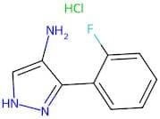 3-(2-Fluorophenyl)-1H-pyrazol-4-amine hydrochloride