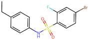 4-Bromo-N-(4-ethylphenyl)-2-fluoro-benzenesulfonamide