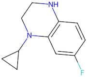 1-Cyclopropyl-7-fluoro-1,2,3,4-tetrahydroquinoxaline
