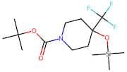 tert-Butyl 4-(trifluoromethyl)-4-((trimethylsilyl)oxy)piperidine-1-carboxylate