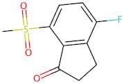 4-Fluoro-7-(methylsulfonyl)-2,3-dihydro-1H-inden-1-one