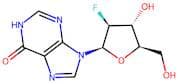 9-((2R,3S,4R,5R)-3-Fluoro-4-hydroxy-5-(hydroxymethyl)tetrahydrofuran-2-yl)-1,9-dihydro-6H-purin-6-…