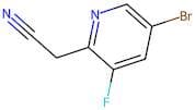 2-(5-Bromo-3-fluoropyridin-2-yl)acetonitrile