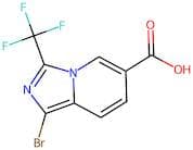 1-Bromo-3-(trifluoromethyl)imidazo[1,5-a]pyridine-6-carboxylic acid