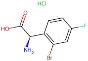 (R)-2-amino-2-(2-bromo-4-fluorophenyl)acetic acid hydrochloride