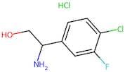 2-Amino-2-(4-chloro-3-fluorophenyl)ethan-1-ol hydrochloride