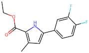 Ethyl 5-(3,4-difluorophenyl)-3-methyl-1H-pyrrole-2-carboxylate
