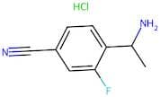 4-(1-Aminoethyl)-3-fluorobenzonitrile hydrochloride