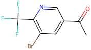 1-(5-Bromo-6-(trifluoromethyl)pyridin-3-yl)ethanone