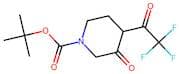 tert-Butyl 3-oxo-4-(2,2,2-trifluoroacetyl)piperidine-1-carboxylate