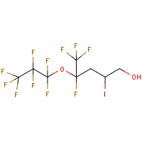 4,5,5,5-tetrafluoro-4-(heptafluoroprop-1-oxy)-2-Iodopentan-1-ol