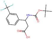 3-((tert-Butoxycarbonyl)amino)-3-(3-(trifluoromethyl)phenyl)propanoic acid