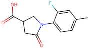 1-(2-Fluoro-4-methylphenyl)-5-oxopyrrolidine-3-carboxylic acid