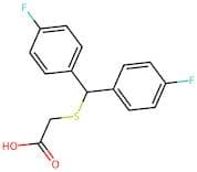 2-((Bis(4-fluorophenyl)methyl)thio)acetic acid