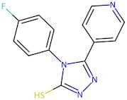 4-(4-Fluorophenyl)-5-(pyridin-4-yl)-4H-1,2,4-triazole-3-thiol