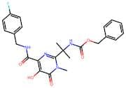 Benzyl [1-[4-[[(4-fluorobenzyl)amino]carbonyl]-5-hydroxy-1-methyl-6-oxo-1,6-dihydropyrimidin-2-yl]…