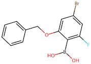 (2-(Benzyloxy)-4-bromo-6-fluorophenyl)boronic acid