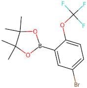 2-(5-Bromo-2-(trifluoromethoxy)phenyl)-4,4,5,5-tetramethyl-1,3,2-dioxaborolane