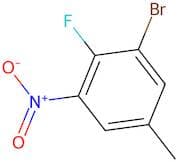 1-Bromo-2-fluoro-5-methyl-3-nitrobenzene