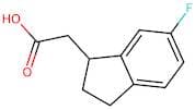 2-(6-Fluoro-2,3-dihydro-1H-inden-1-yl)acetic acid