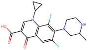 1-Cyclopropyl-6,8-difluoro-7-(3-methylpiperazin-1-yl)-4-oxo-1,4-dihydroquinoline-3-carboxylic acid