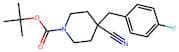 tert-Butyl 4-cyano-4-(4-fluorobenzyl)piperidine-1-carboxylate