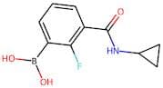 (3-(Cyclopropylcarbamoyl)-2-fluorophenyl)boronic acid