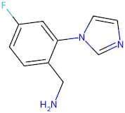 (4-Fluoro-2-(1H-imidazol-1-yl)phenyl)methanamine