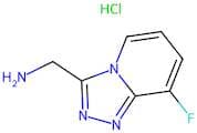 (8-Fluoro-[1,2,4]triazolo[4,3-a]pyridin-3-yl)methanamine hydrochloride