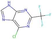 6-Chloro-2-(trifluoromethyl)-9H-purine