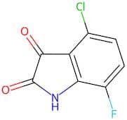 4-Chloro-7-fluoro-2,3-dihydro-1h-indole-2,3-dione