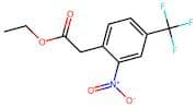Ethyl 2-(2-nitro-4-(trifluoromethyl)phenyl)acetate